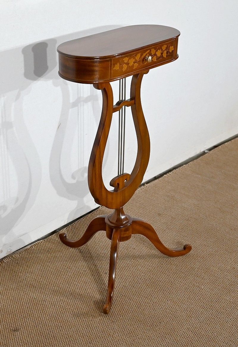 Rare Little Marquetry Worker, In The Restoration Style, 19th Century photo furniture