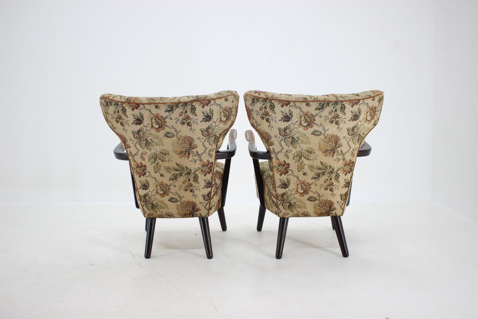 1940s Pair Of Rare Armchairs, Czechoslovakia photo Furniture