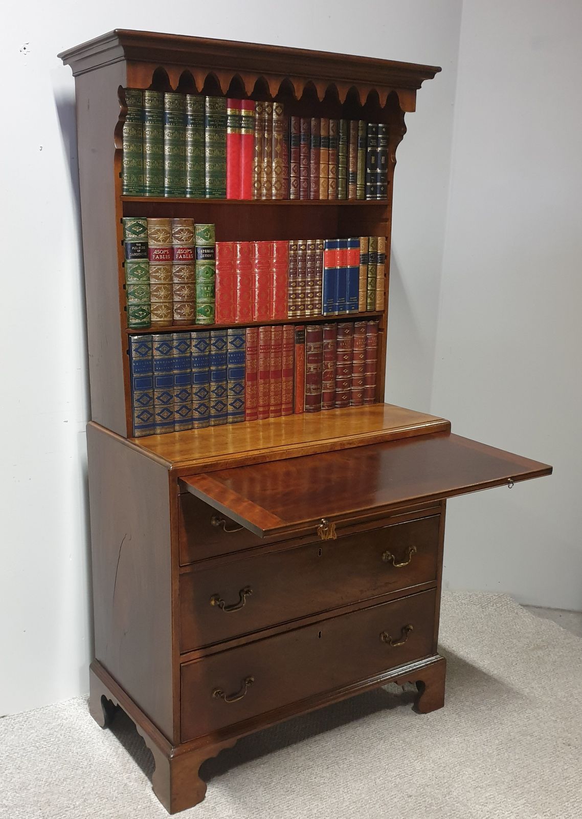 photo furniture Georgian Open Bookcase Of Small Proportions