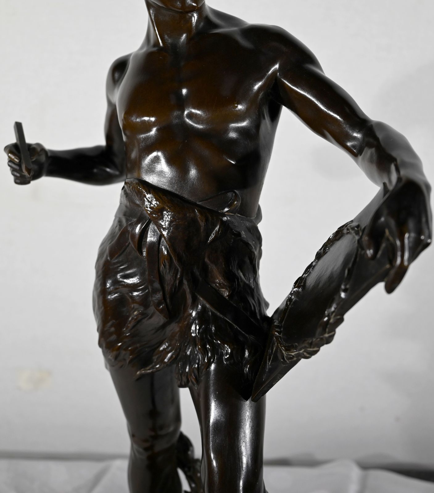 photo vintage Important Bronze “Allegory Of Poetry”, By E. Drouot – 1900