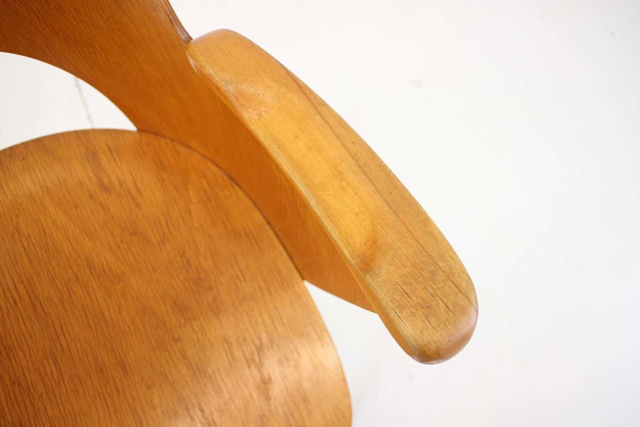 Oswald Haerdtl Beech Chair, Czechoslovakia, 1959 photo vinterior