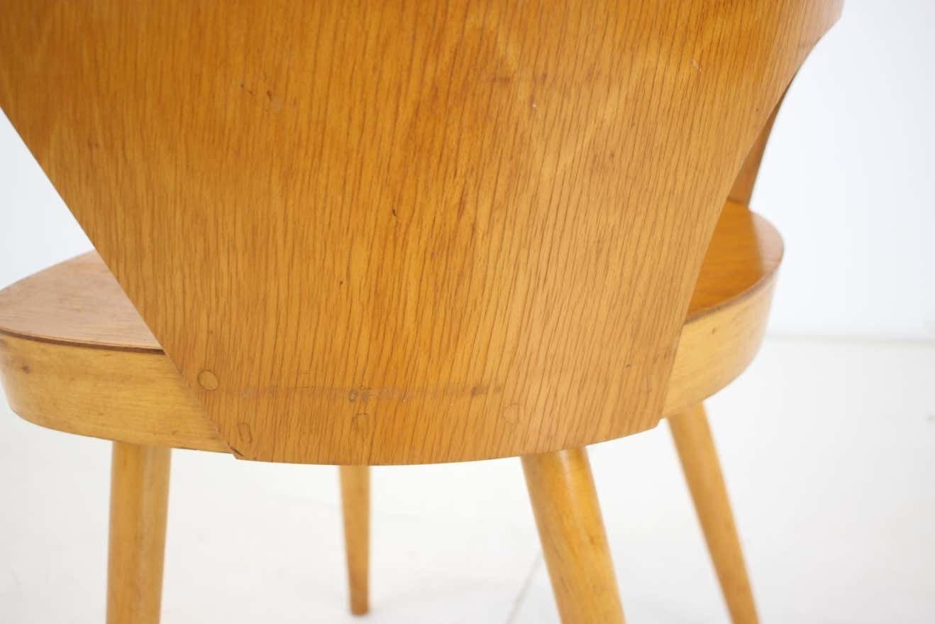 Furniture Oswald Haerdtl Beech Chair, Czechoslovakia, 1959 photo