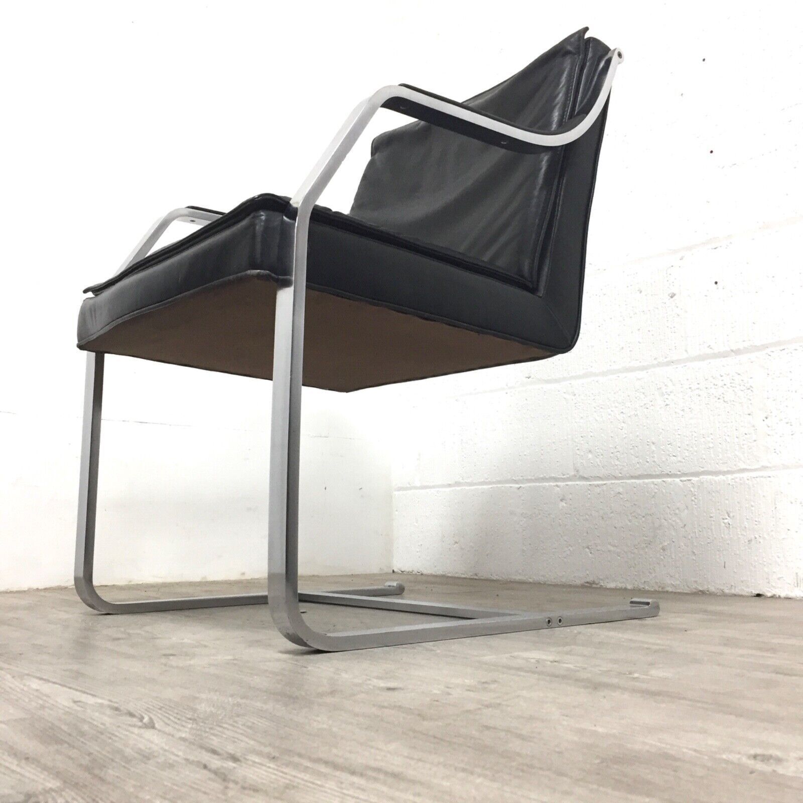 1995.0 Leather Office Chair Designed By Rudolf Glatzel For Walter Knoll 1970s Set Of 4 photo