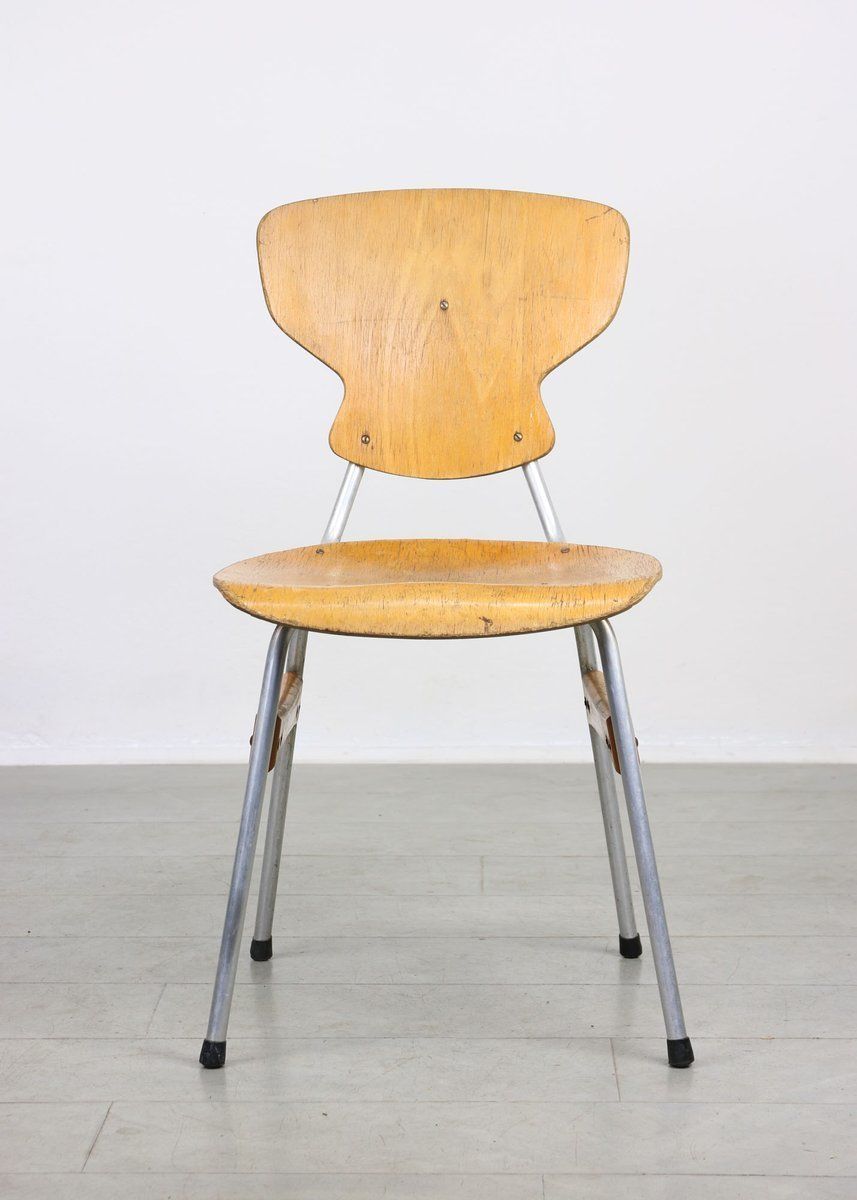 photo for sale Mid Century Plywood Desk Chairs By Niko Kralj For Stol Kamnik, Set Of 2