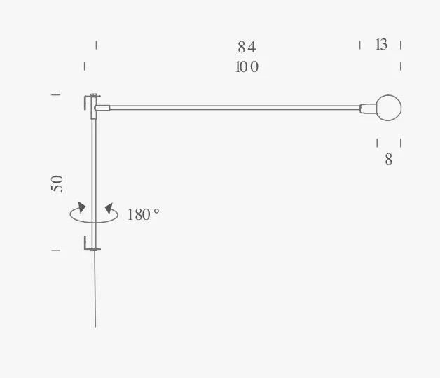 “Potence Mini” Wall Lamp By Charlotte Prrriand For Nemo photo furniture