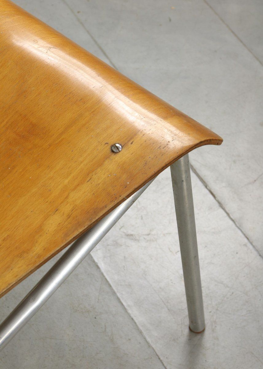 Mid Century Plywood & Aluminum Desk Chairs photo buy