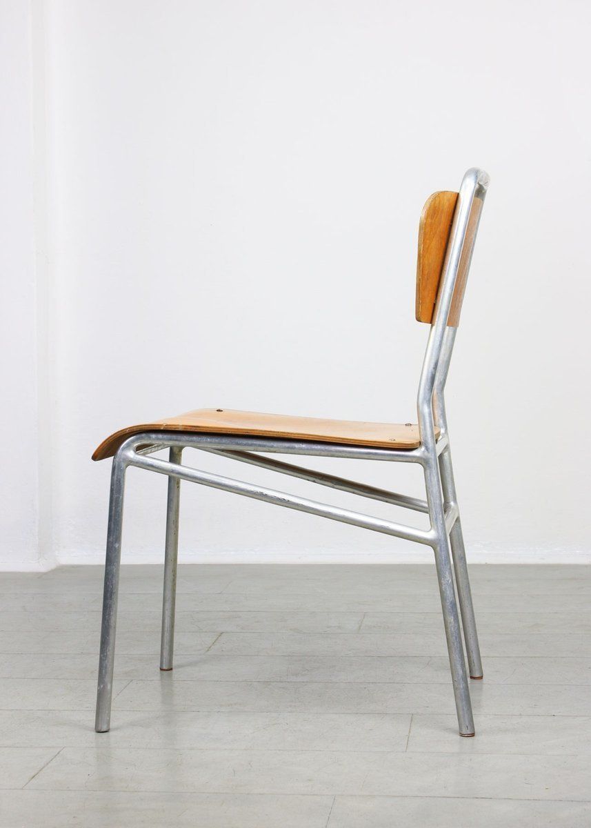 photo for sale Mid Century Plywood & Aluminum Desk Chairs