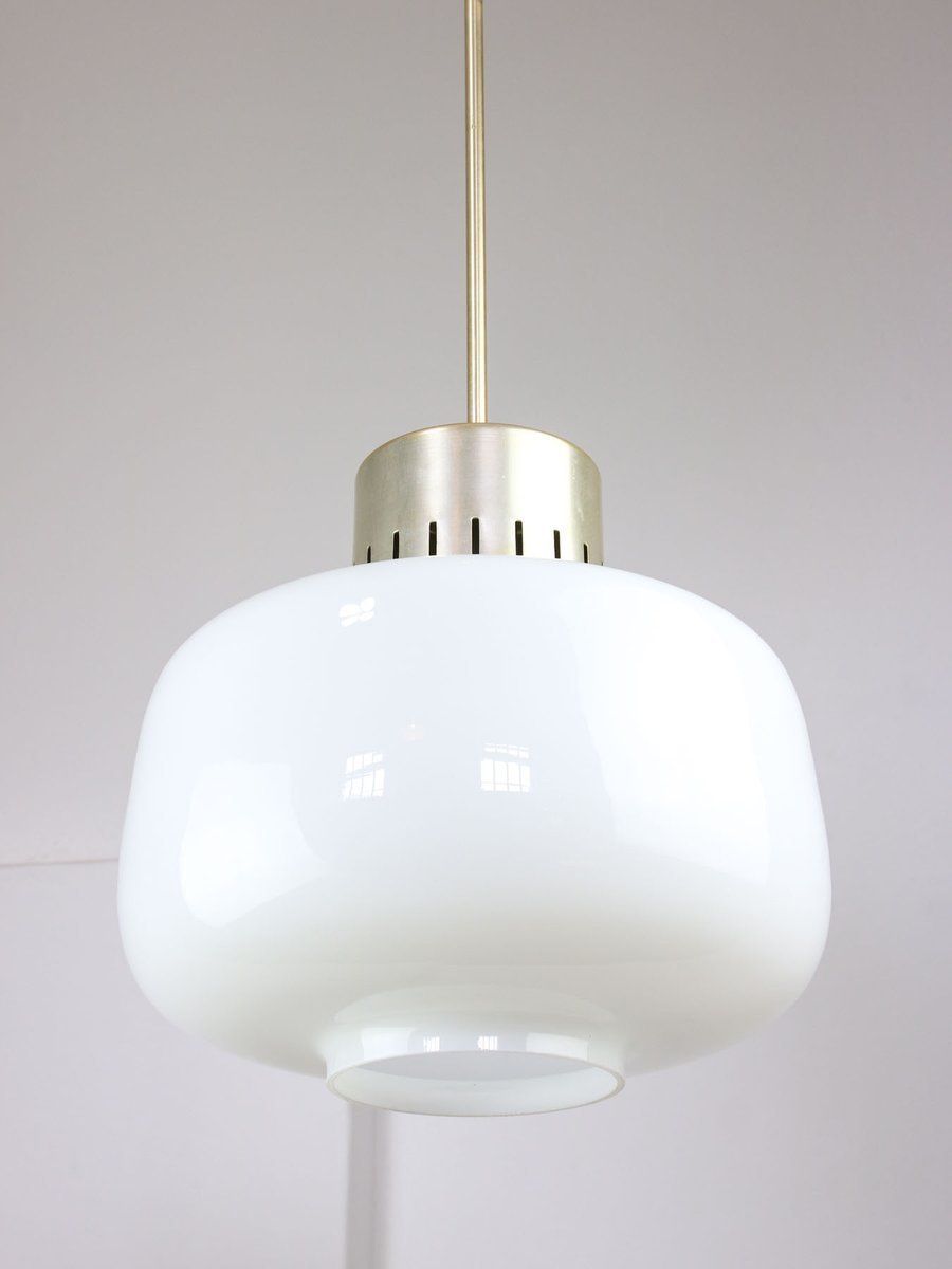 Mid Century Opaline Pendant Lamp photo furniture