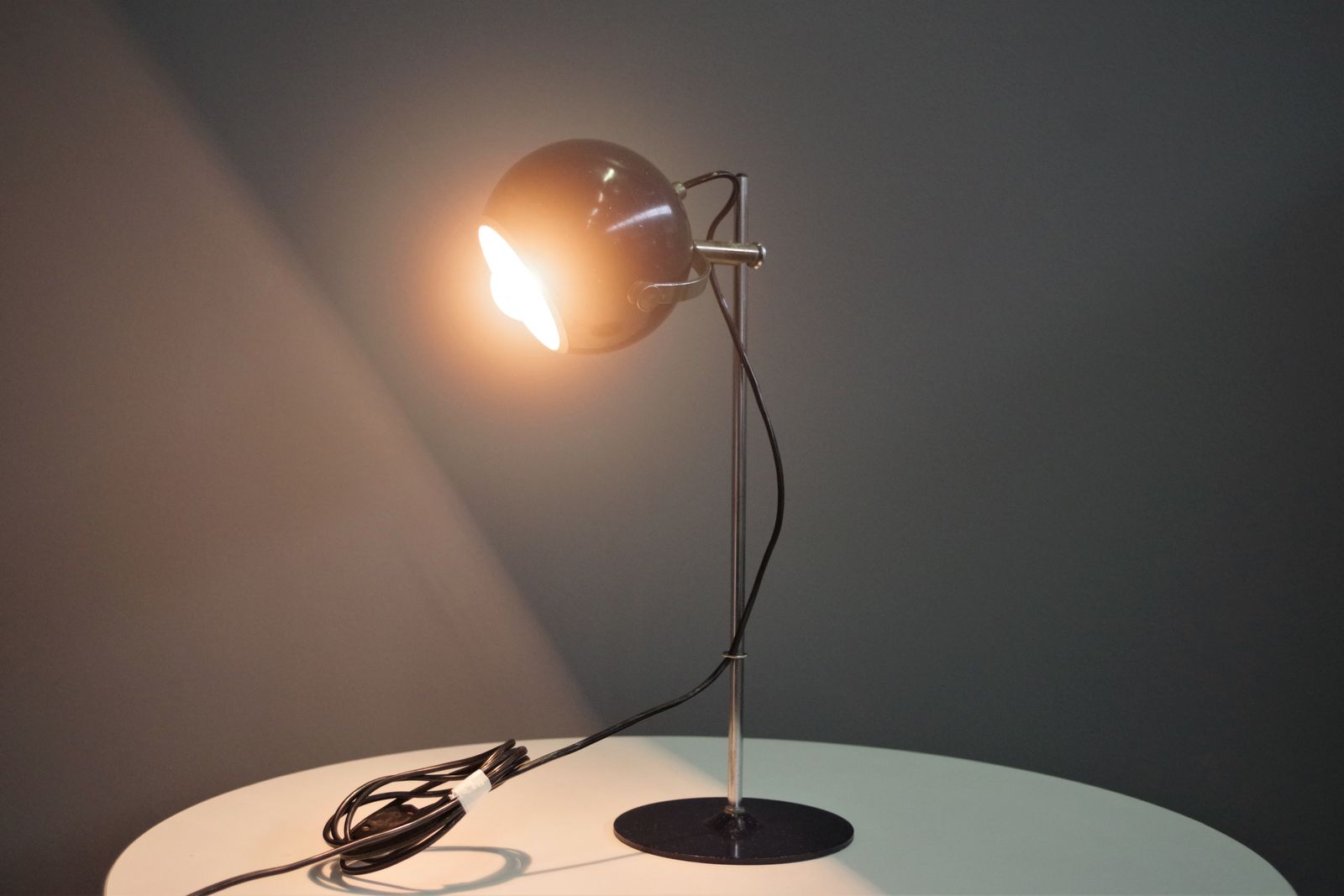 Space Age Blue “Eye Ball” Table Lamp – Goffredo Reggiani, 1970s photo 420.0
