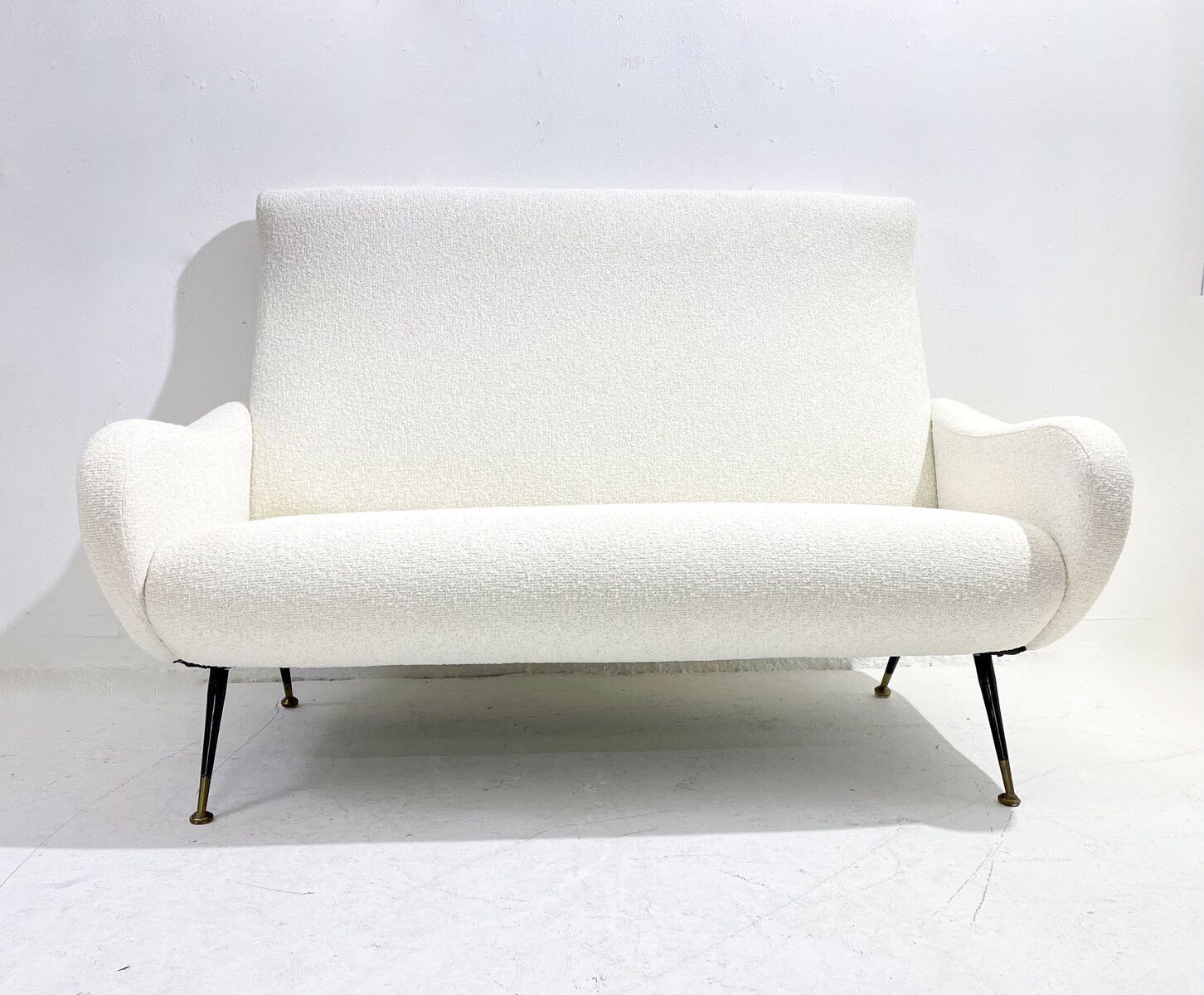 Mid Century Modern Italian Sofa In The Style Of Marco Zanuso photo for sale