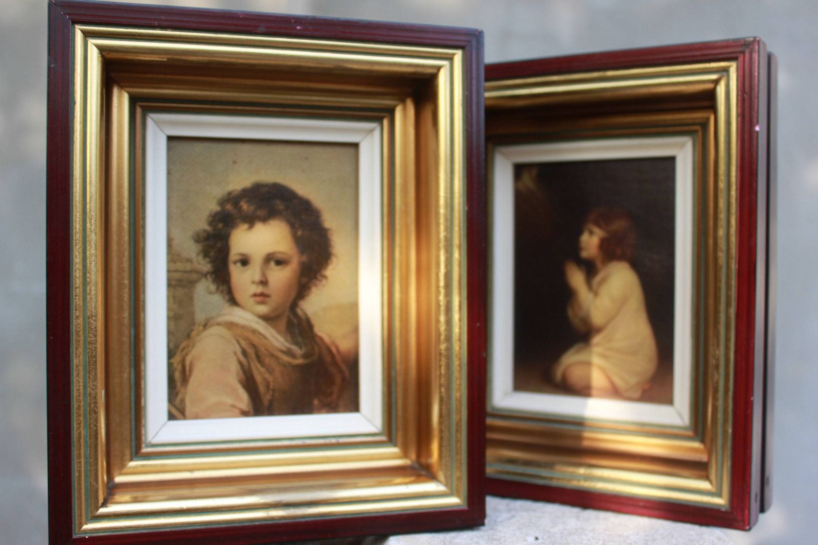 Two Canvas Prints In Awesome Wooden Frames, Famous Renaissance Authors, Wall Hanging, Love Art Christmas Gift