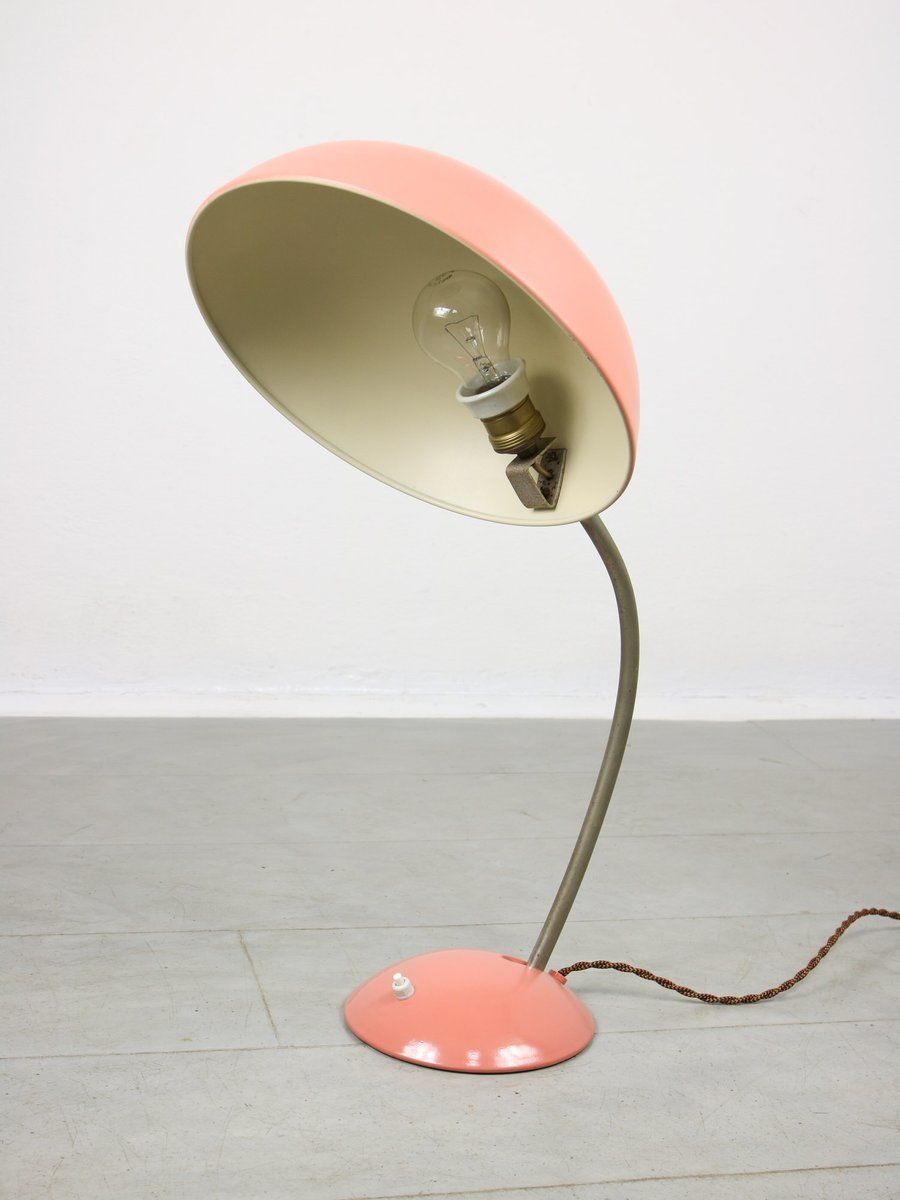 1028.0 Bauhaus Salmon Table Lamp, 1930s photo