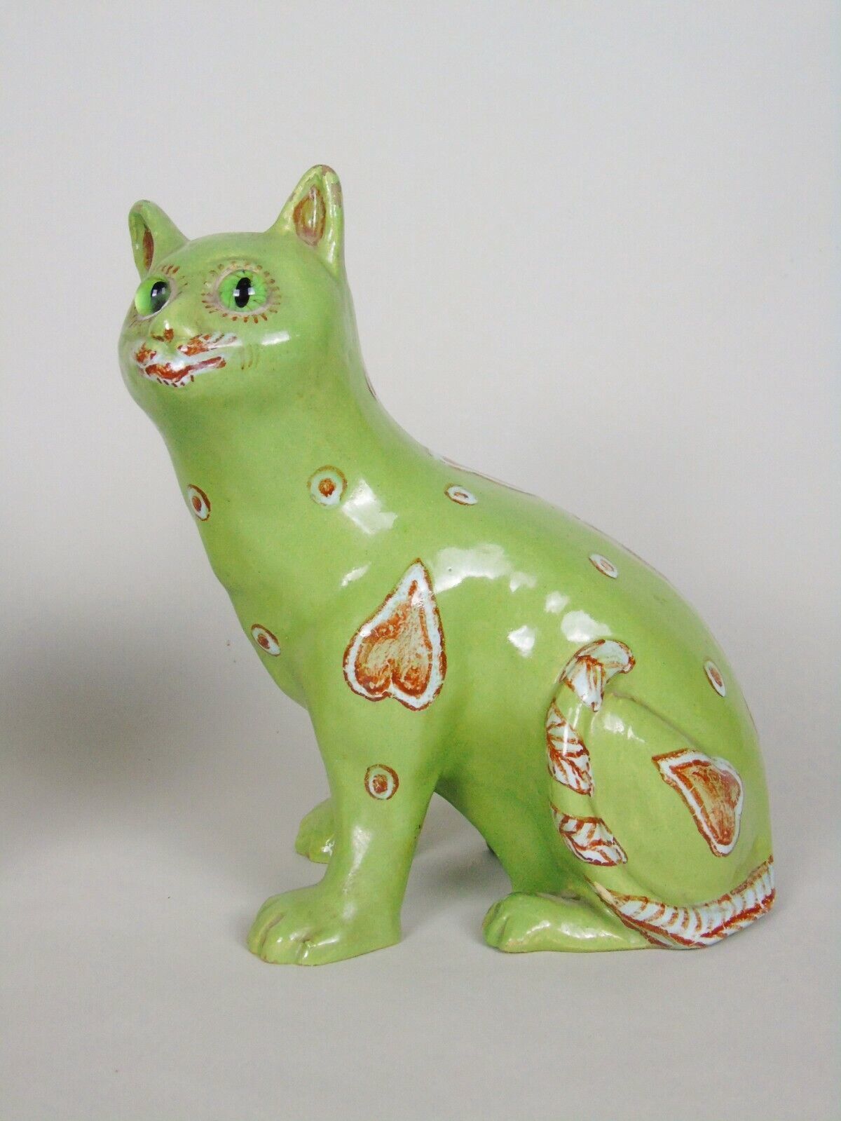 Good Pair Of 19th Century Mosanic Galle Style Cats photo for sale