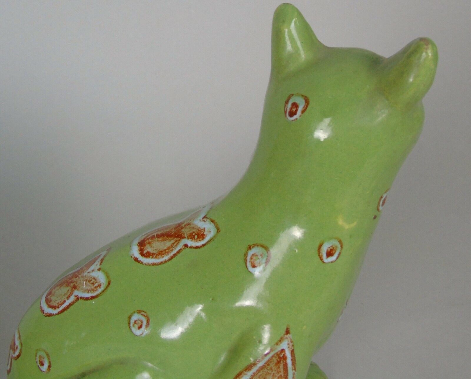Good Pair Of 19th Century Mosanic Galle Style Cats photo vinterior