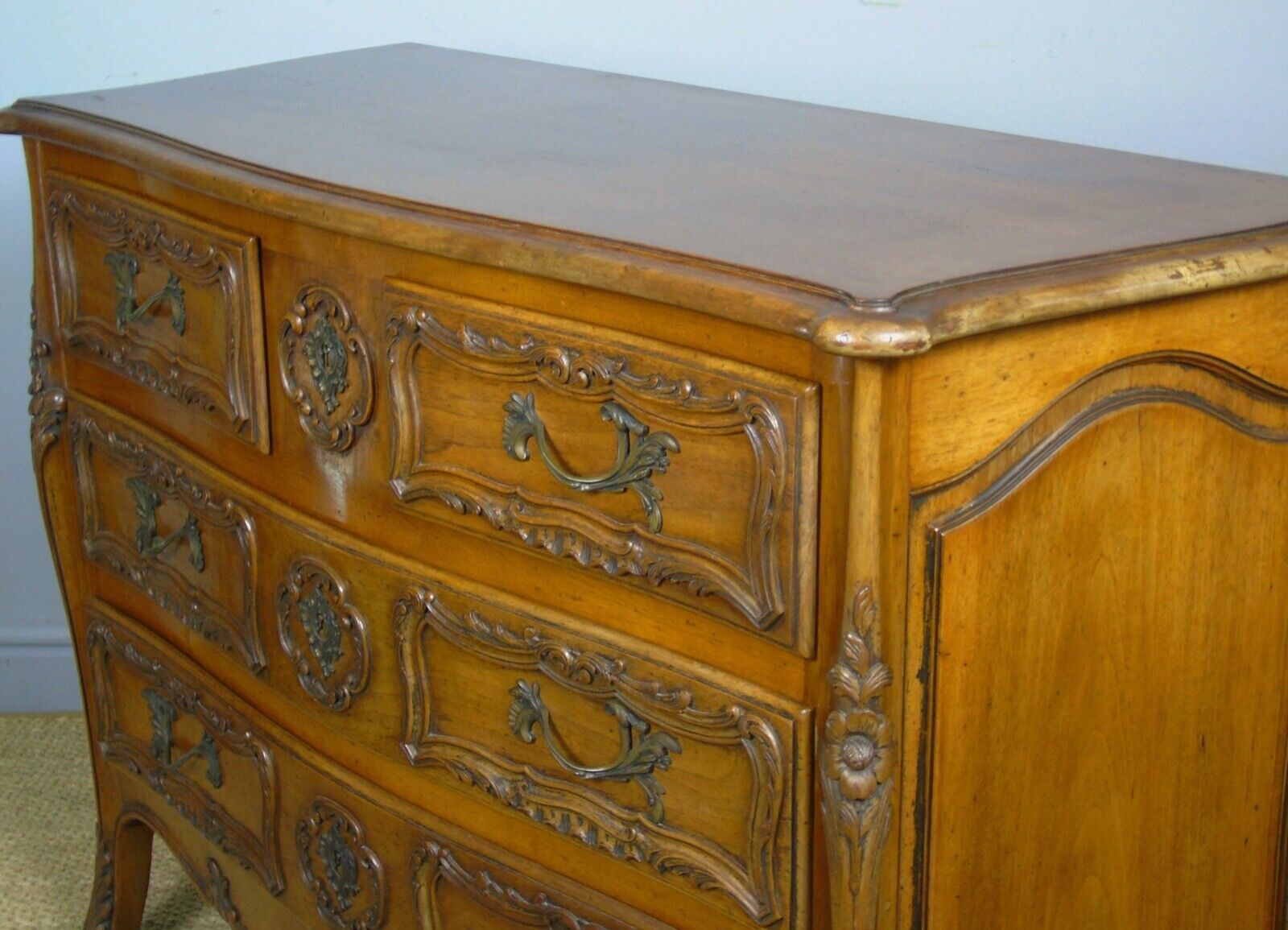 Good Antique French Walnut Chest Of Drawers photo furniture