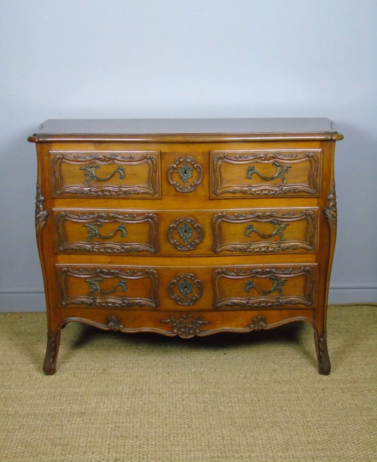 Good Antique French Walnut Chest Of Drawers photo vinterior