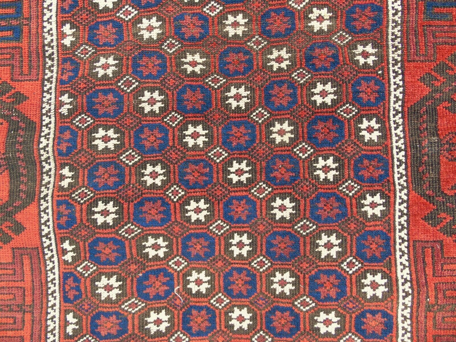 Antique Balouch Carpet Rug, 1900s photo vinterior
