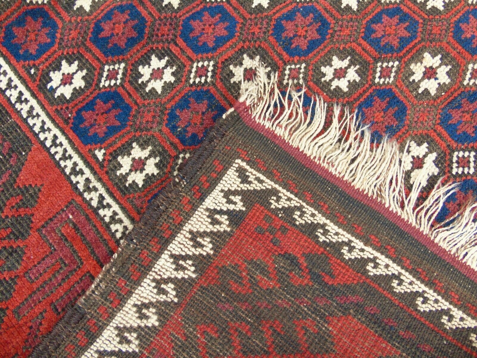 Antique Balouch Carpet Rug, 1900s photo buy