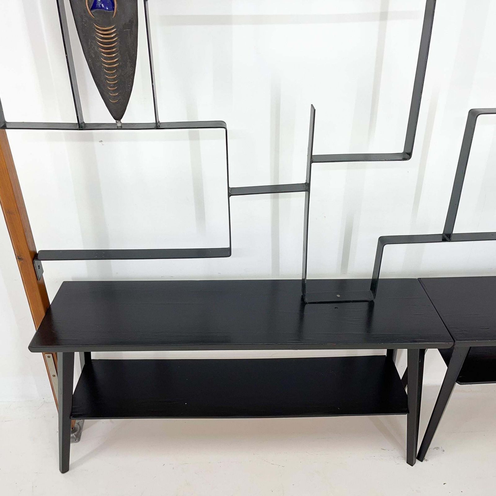 Home Decor 1960's Art Wall Unit Or Room Divider With Sculpture By Jelínek photo