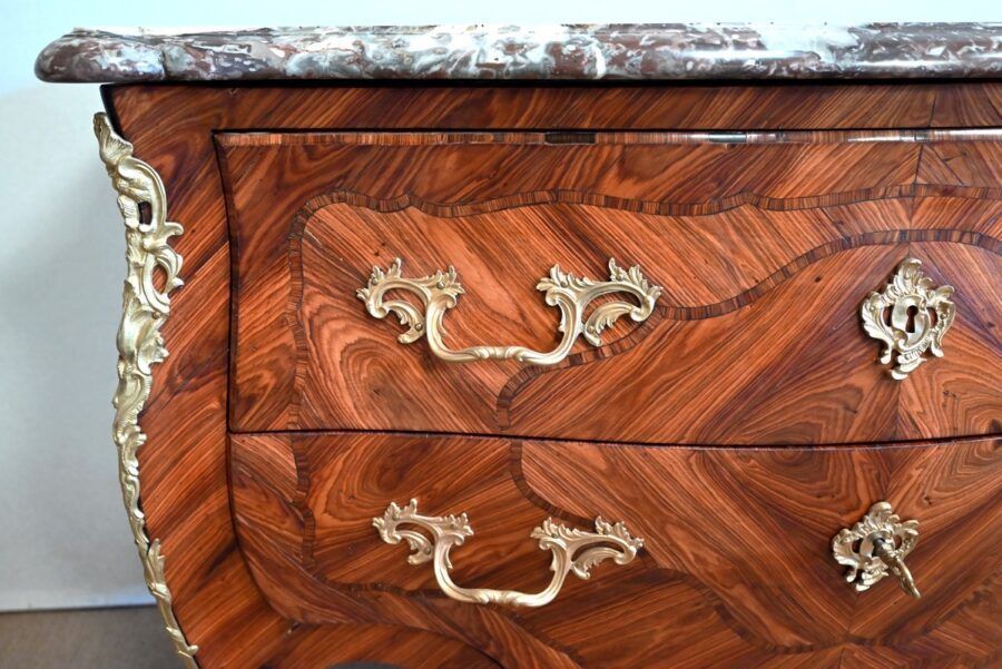 photo furniture Chest Of Drawers, Louis XV Style   2nd Half Of The 19th Century