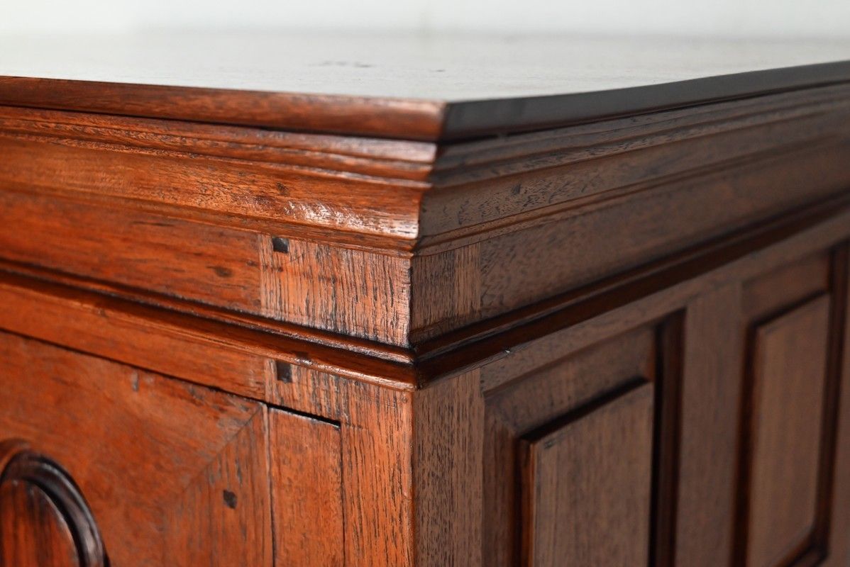 Small Spice Cabinet In Pondicherry Teak   Late 19th Century photo buy