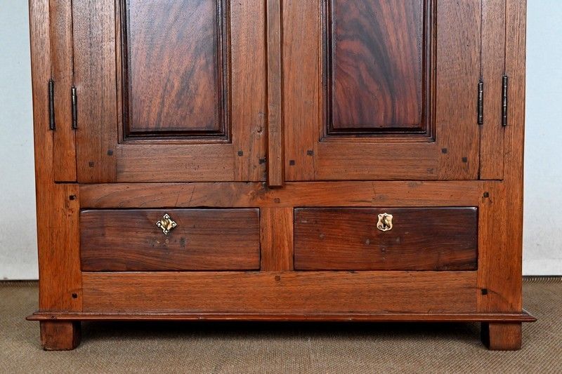 3280.55 Small Spice Cabinet In Pondicherry Teak   Late 19th Century photo