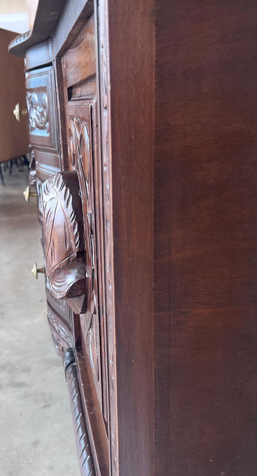 photo furniture Renaissance Spanish Buffet With Two Doors, Three Drawers