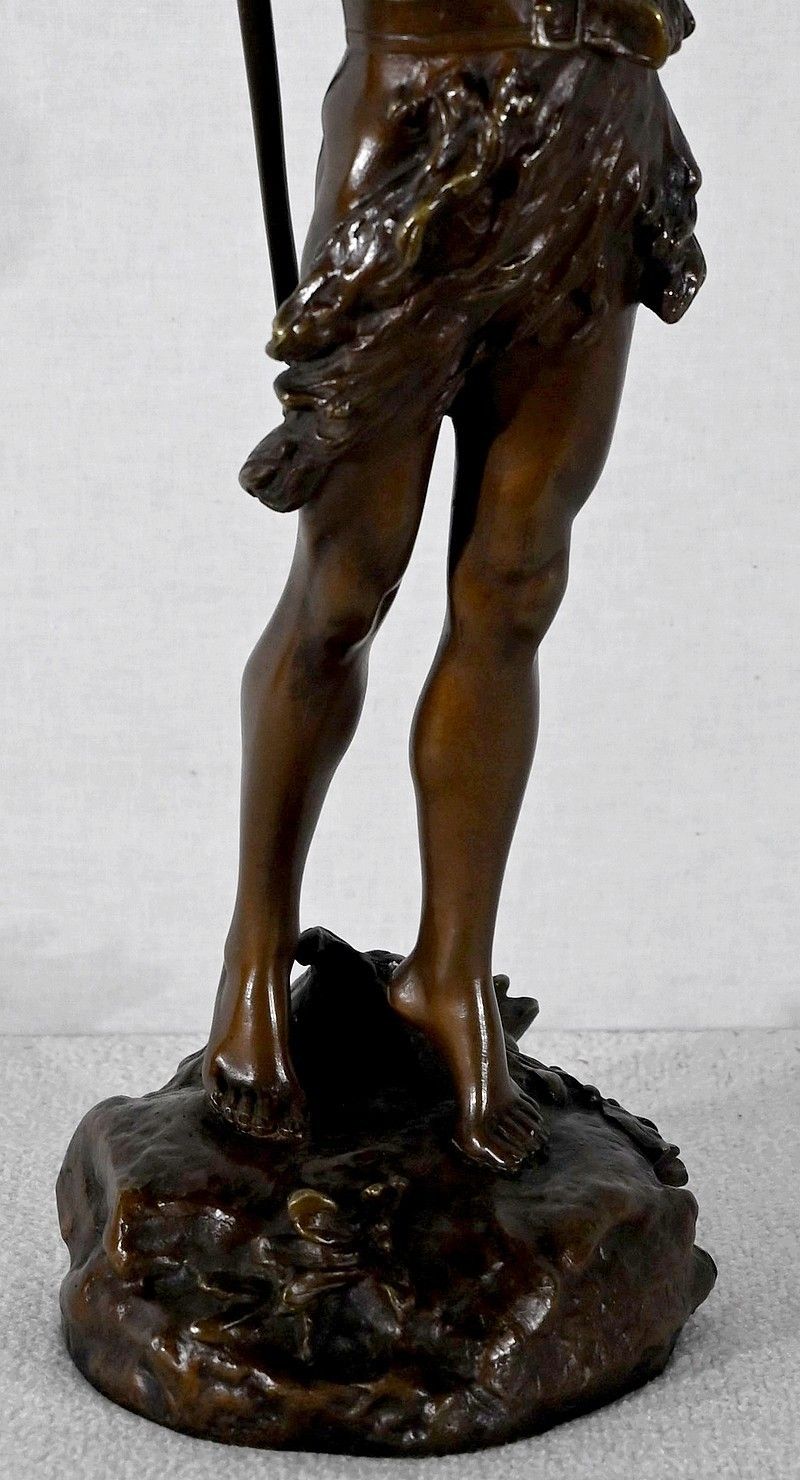 Home Decor Bronze “Victoria”, By F. Lemoyne – Early 20th Century photo