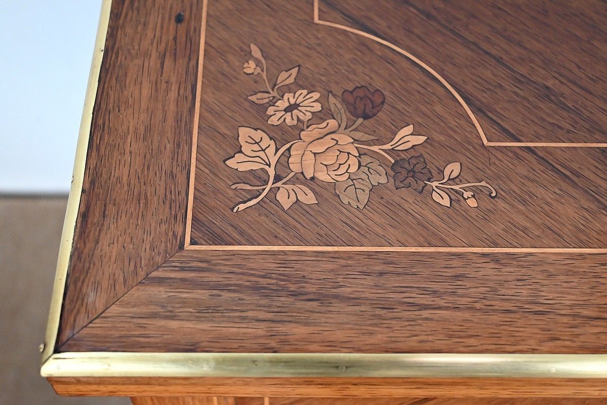 Rosewood Games Table, Louis XVI Style   Late 19th Century photo buy