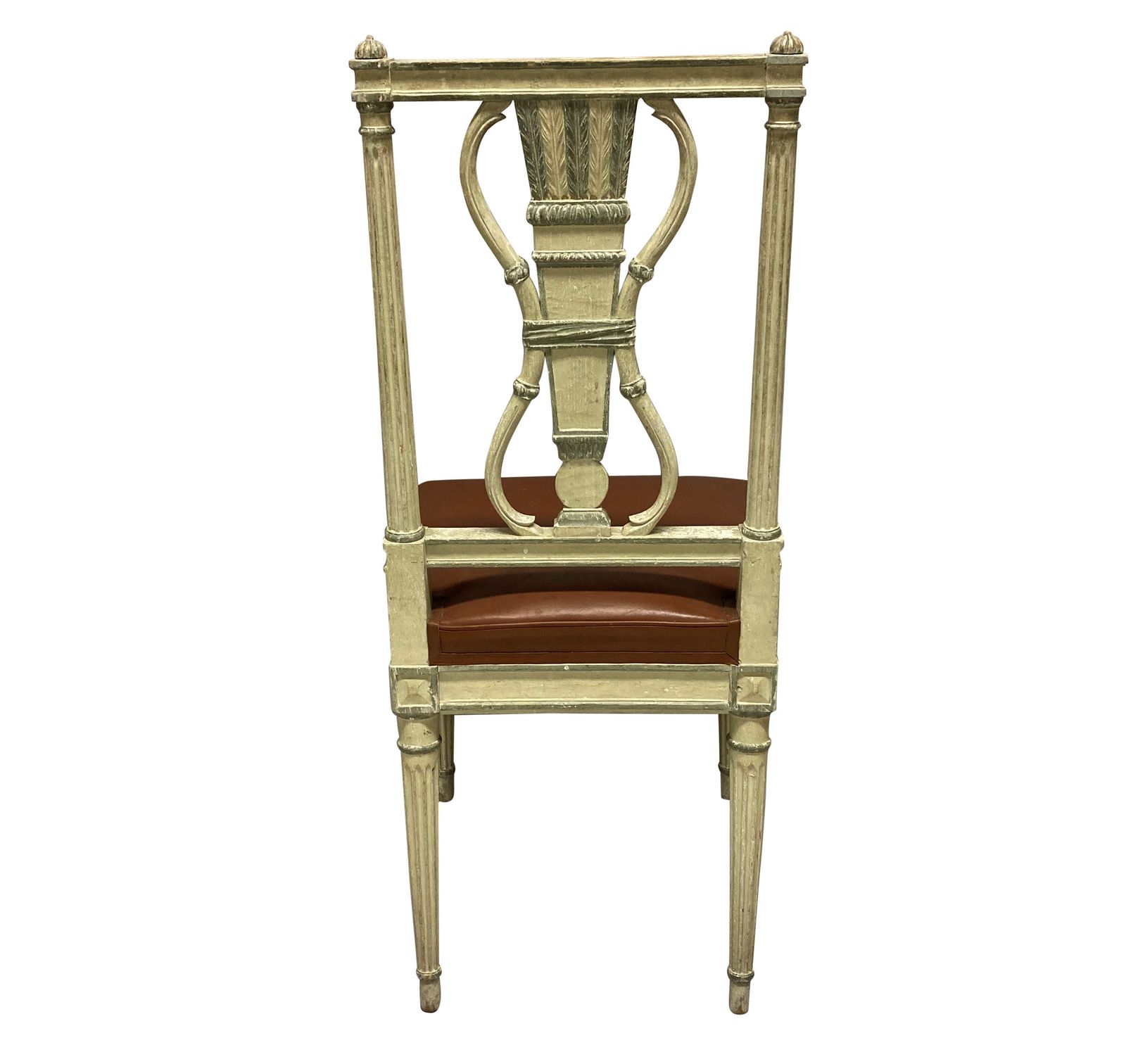 A Set Of Six Louis XVI Style Painted Dining Chairs photo Furniture