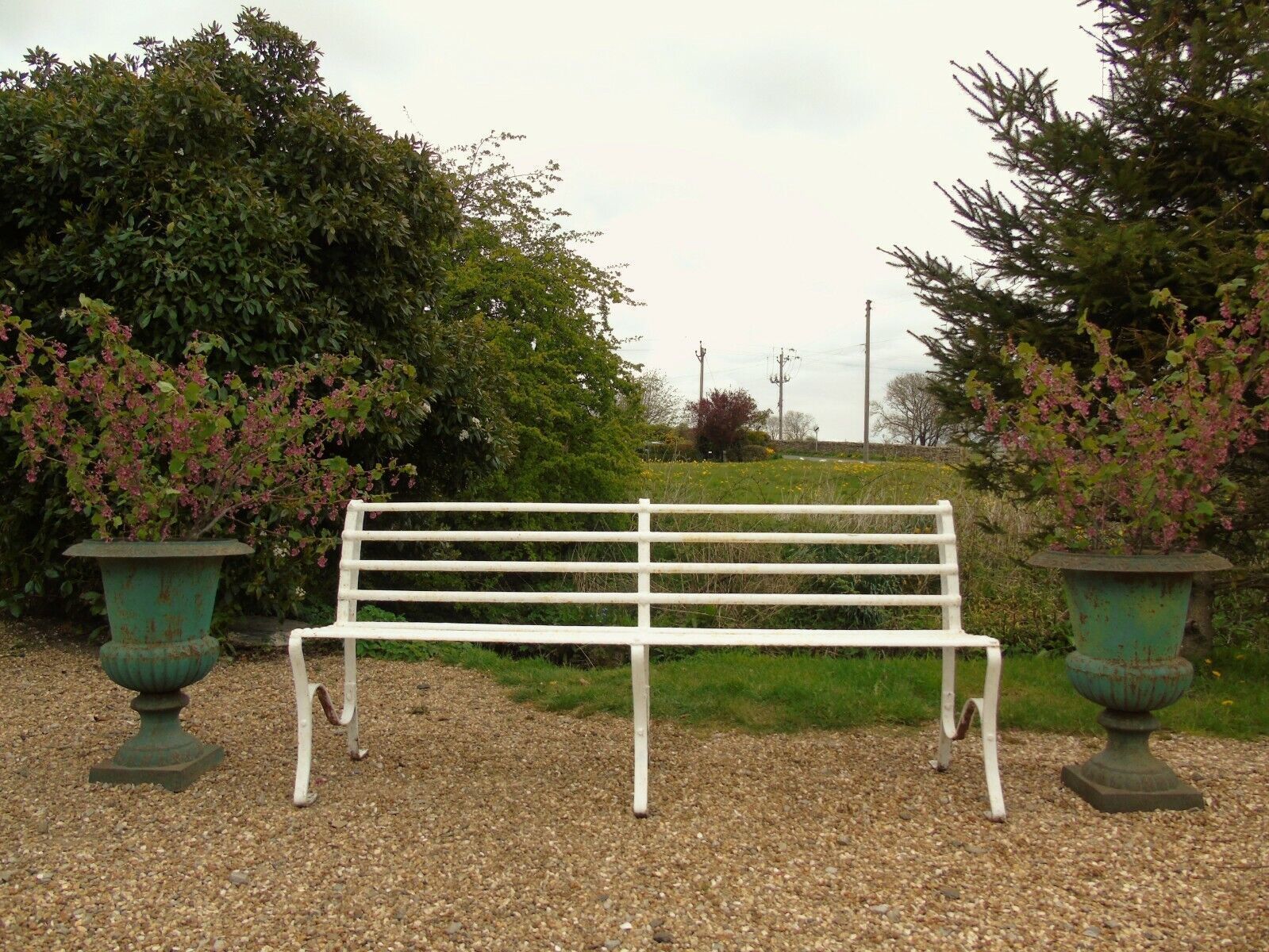 Good Early 19th Century Regency Style Garden Bench photo buy