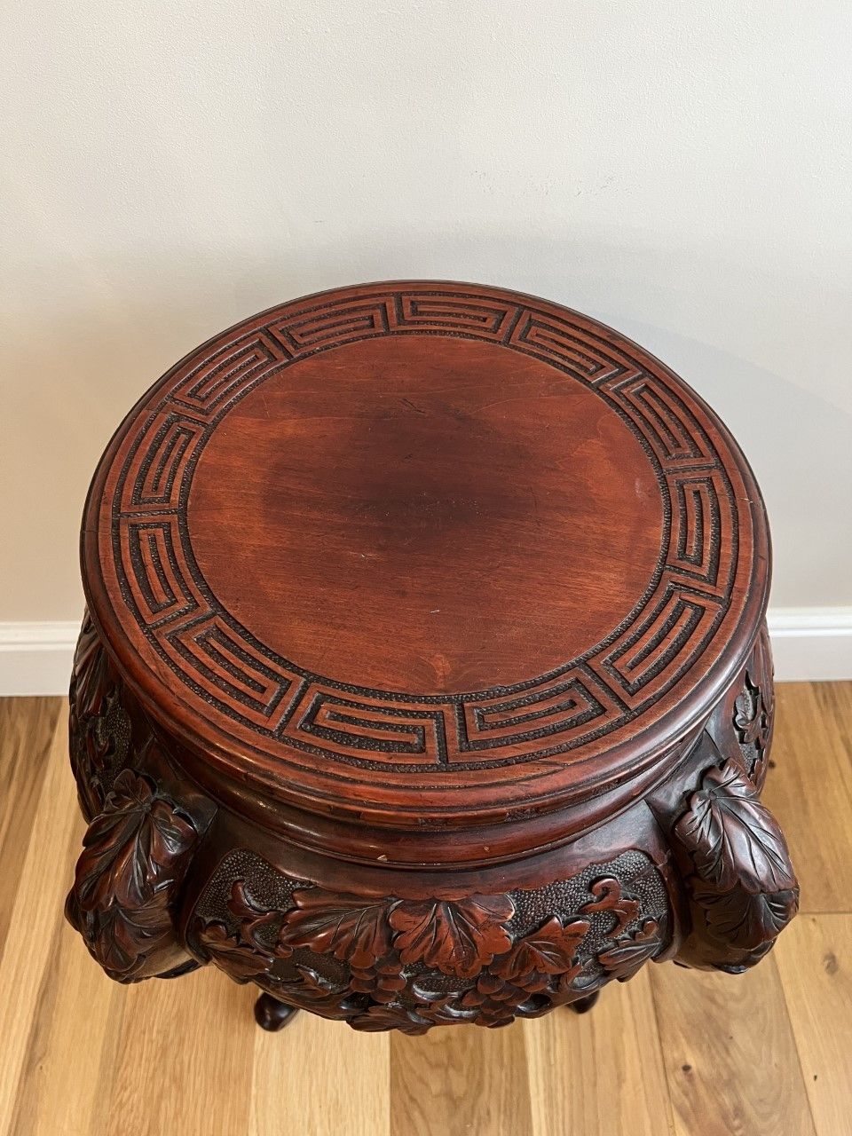 Antique Quality Carved Jardiniere Stand photo furniture