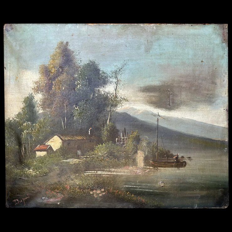 18th Century French Oil On Canvas