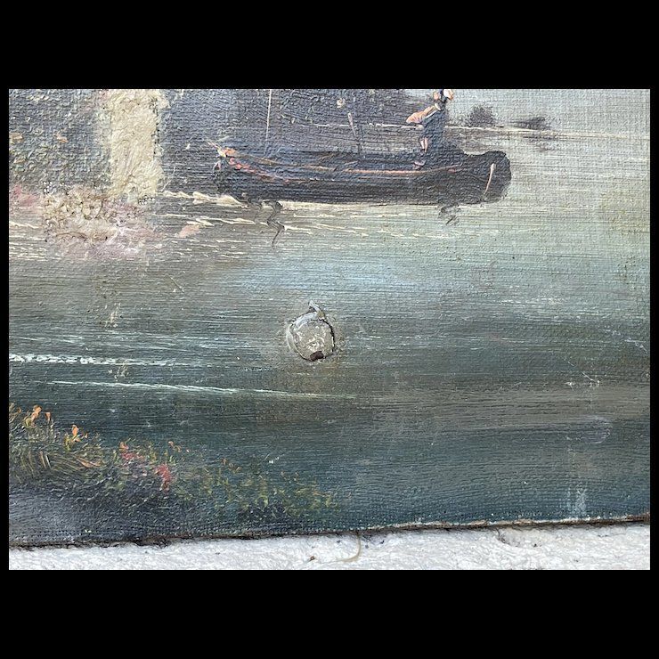 photo furniture 18th Century French Oil On Canvas