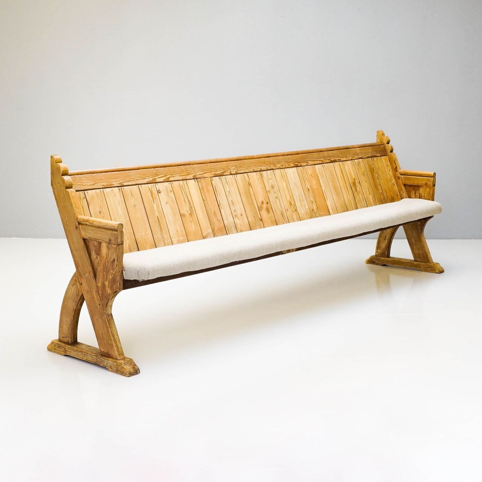 Church Pew, 1800s, Antique