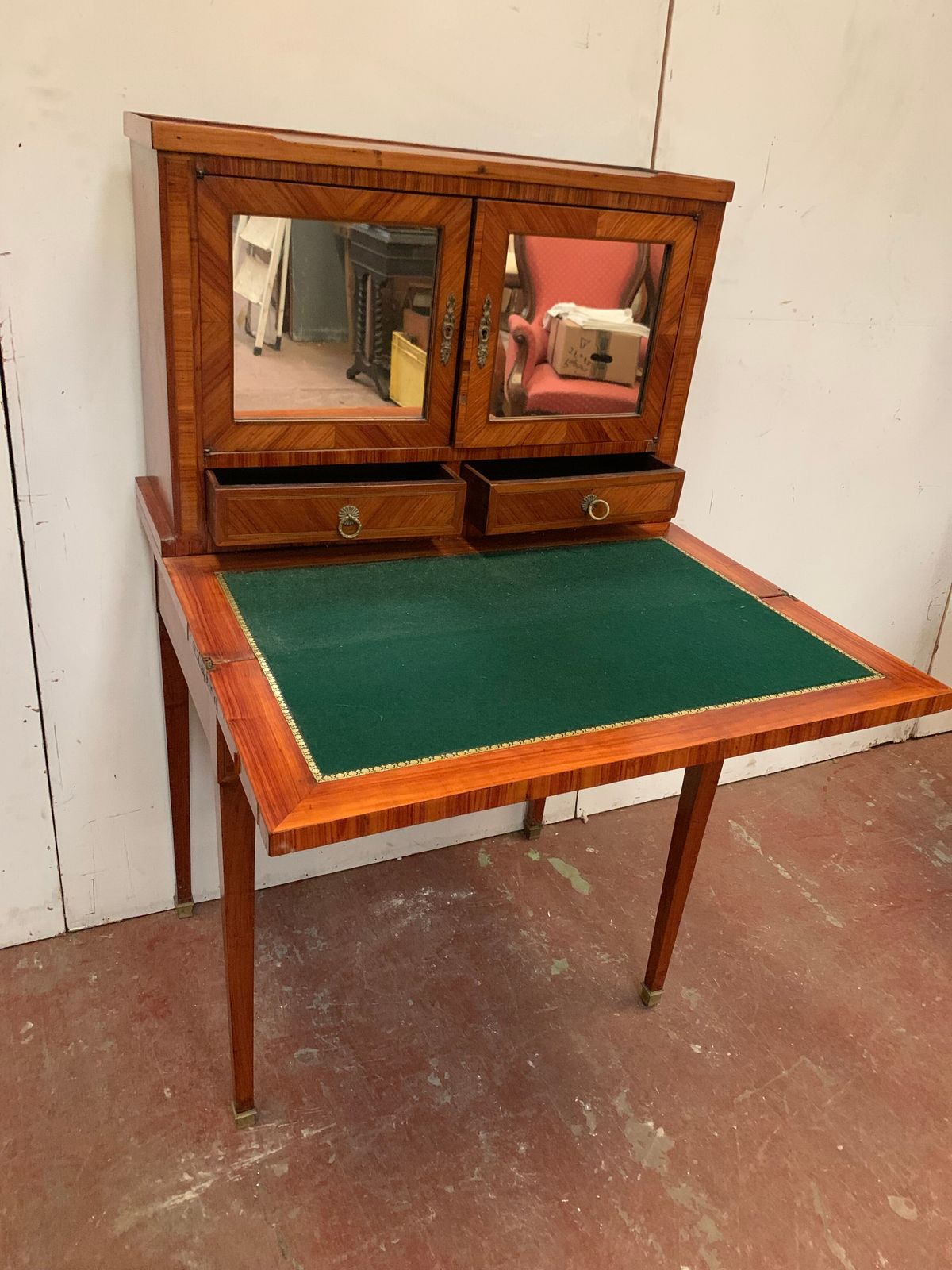 Lady Desk In Rosewood Style Louis XVI XIX Century photo Furniture