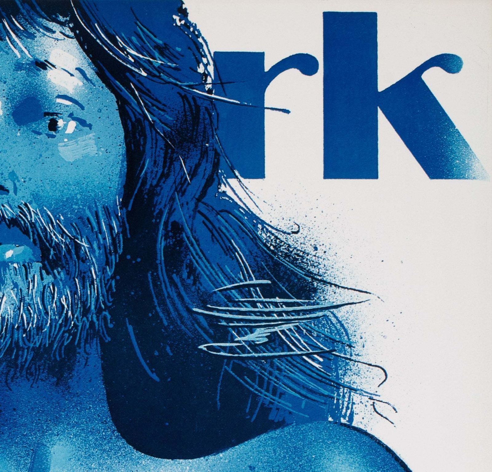 Cyrk Bearded Blue Lady 1983 Polish Circus Poster, Waldemar Swierzy photo Art