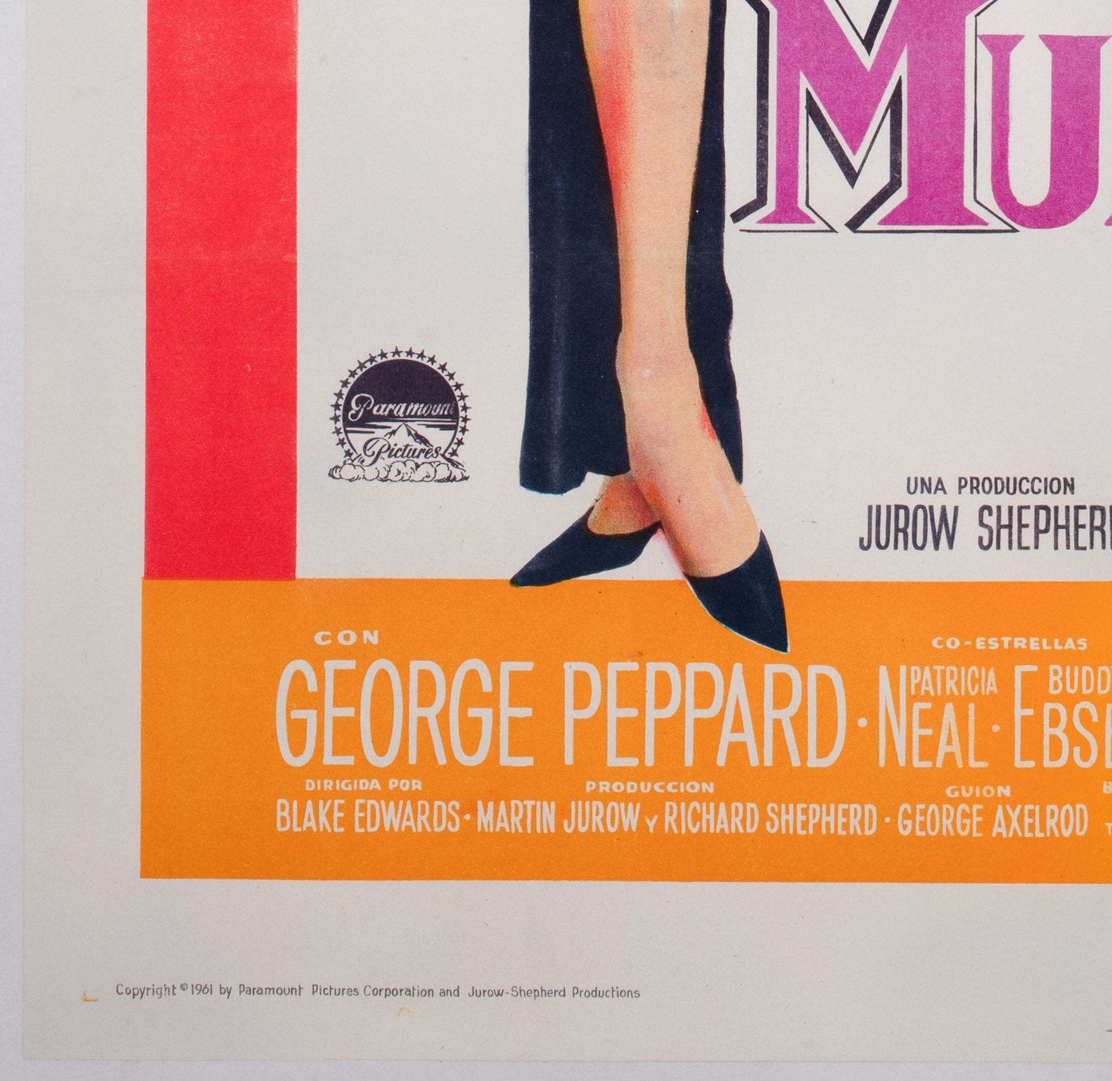 Breakfast At Tiffany’s 1961 Argentinian 1 Sheet Film Poster photo buy