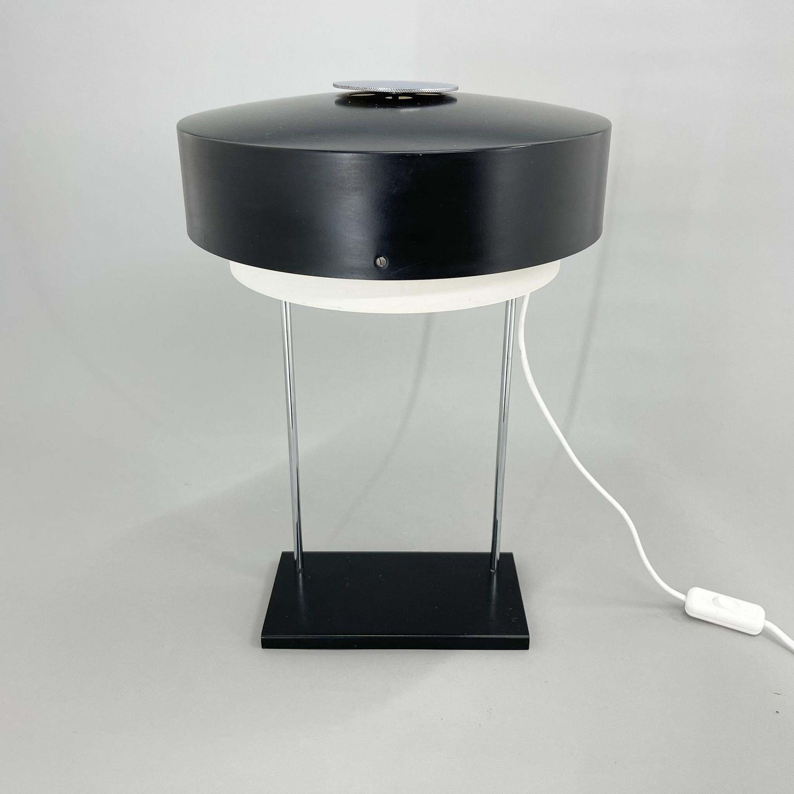 Rare Midcentury Table Lamp By Josef Hůrka For Napako, Marked photo vintage