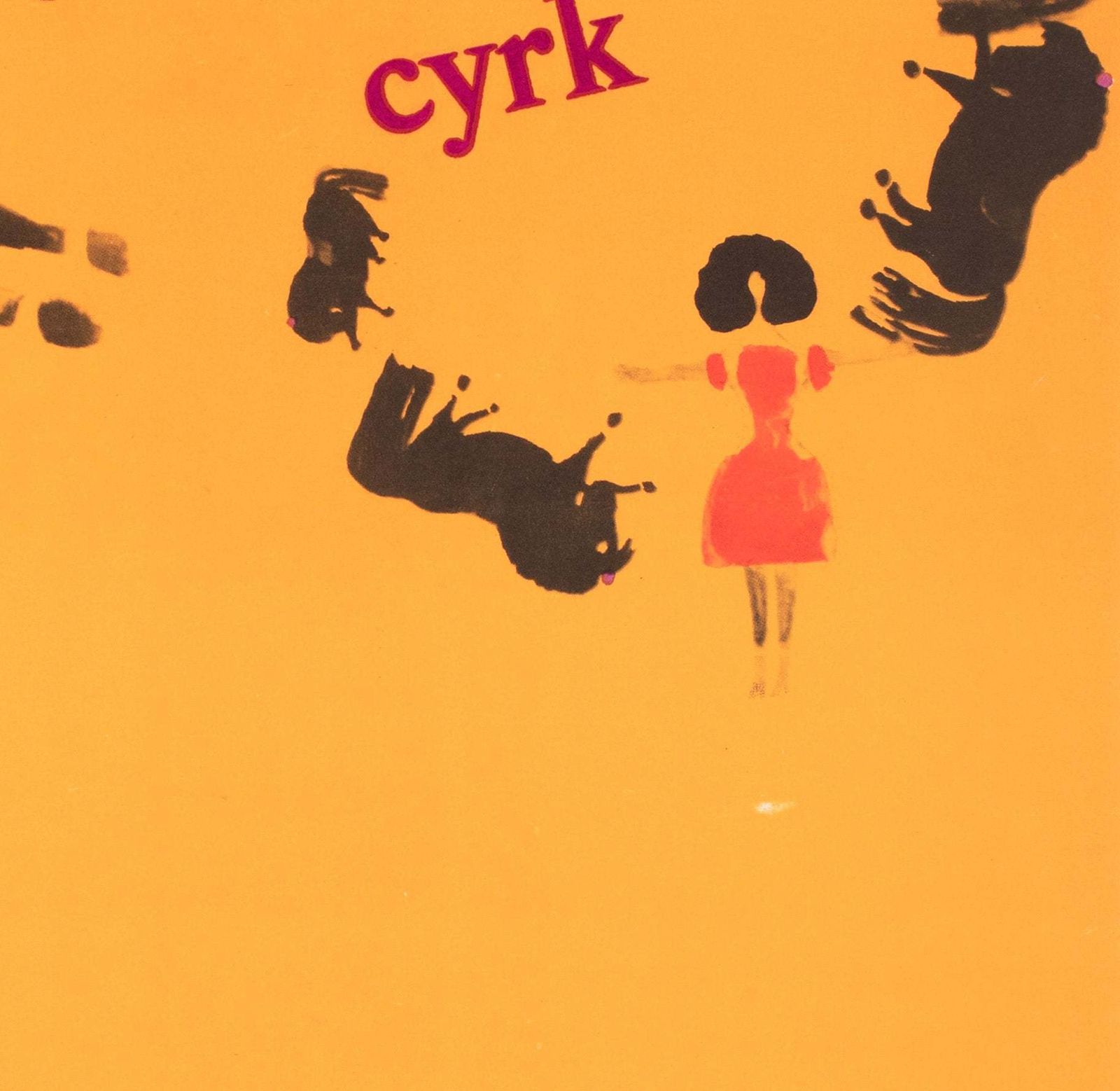 Cyrk Horse Trainer 1966 Polish Circus Poster, Danuta Zukowska photo vinterior
