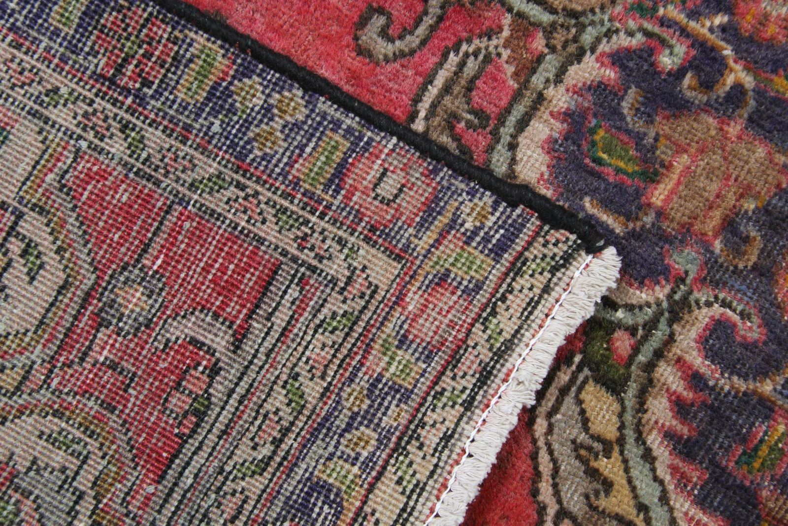 Large Turkish Vintage Rug Handmade Carpet Red Wool Oriental Area Rug photo 3600.0