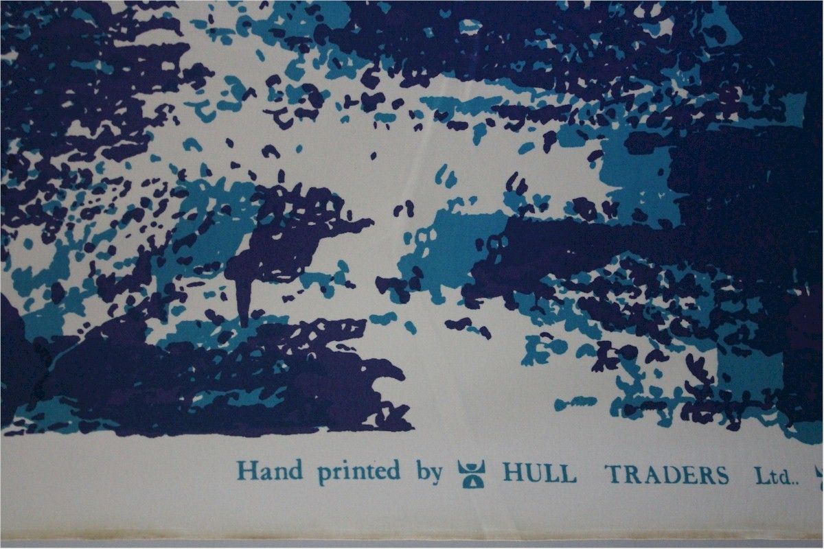Hull Traders Ltd "Isle" By John Drummond Hand Screen Printed Fabric photo furniture