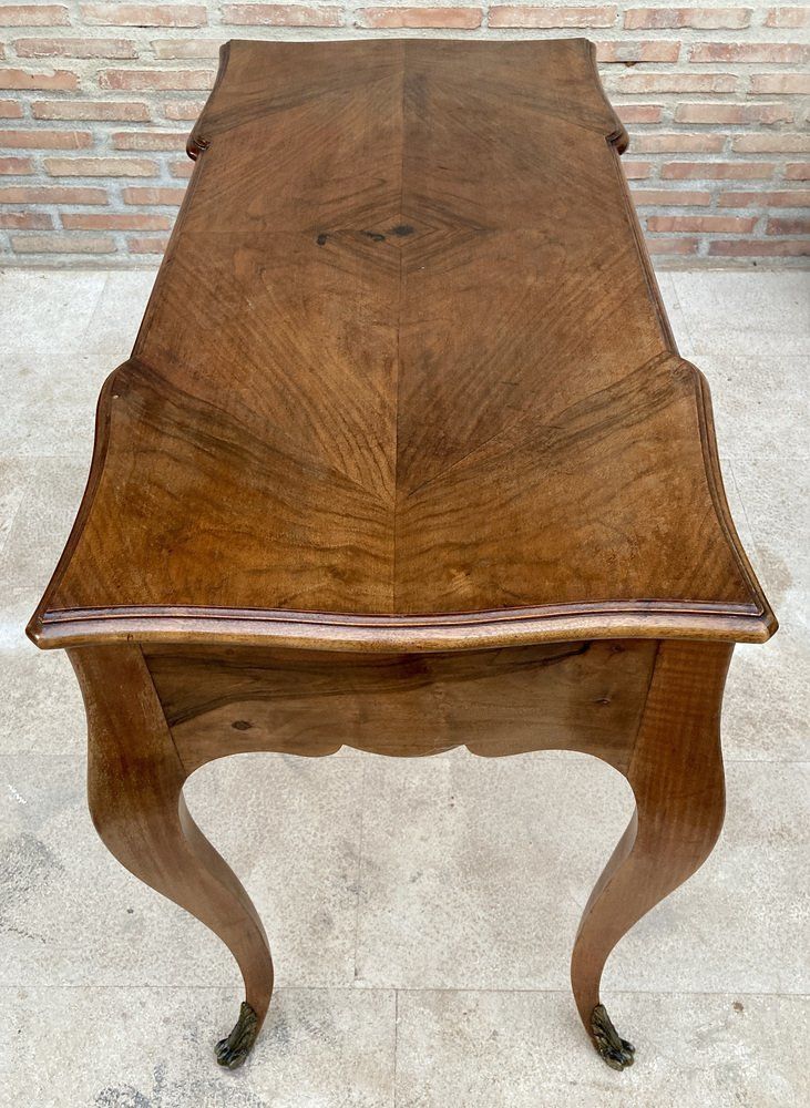 French Louis XV Cabriolet Leg Desk, 1890s photo Furniture