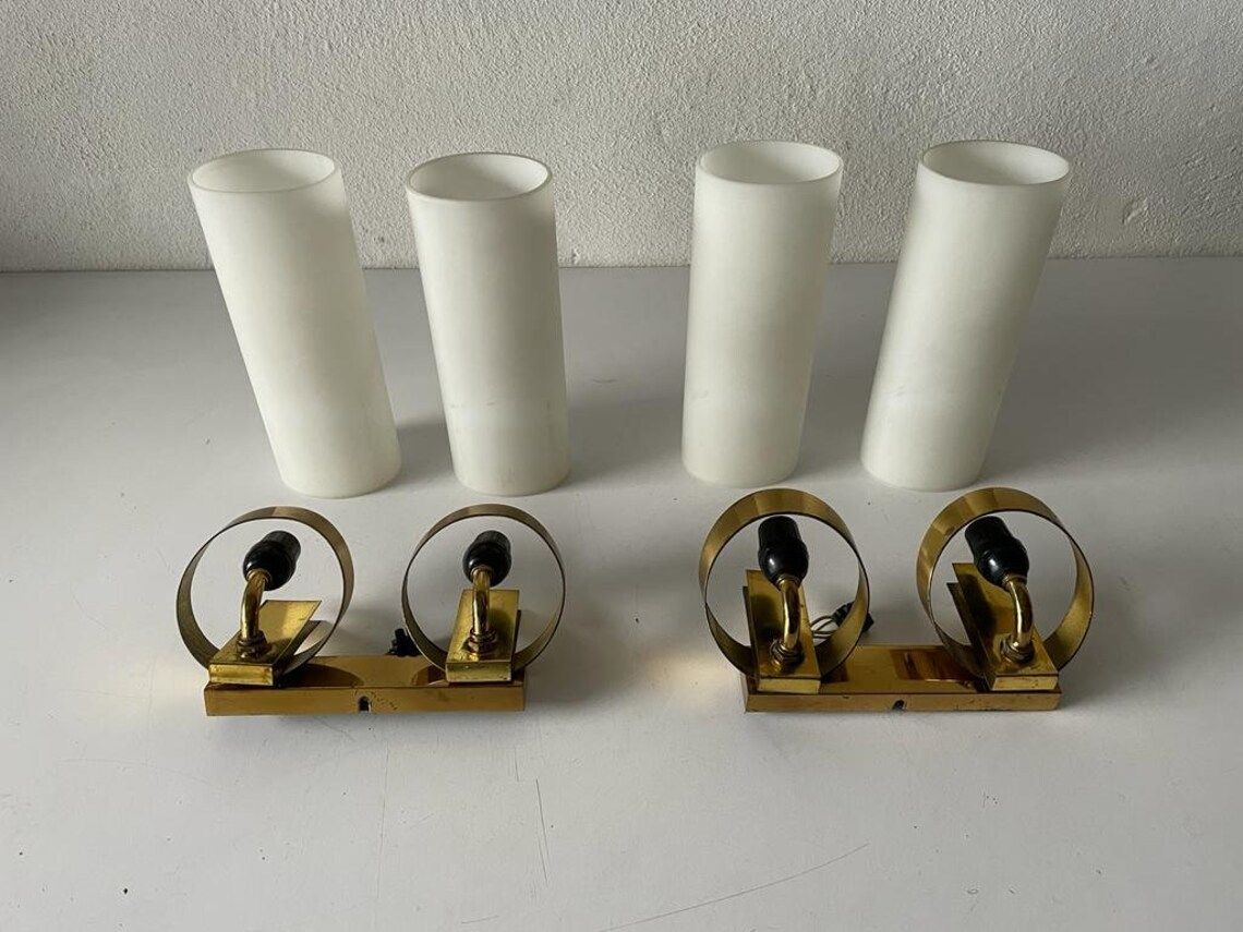 photo furniture Mid Century Pair Of Sconces By Stilnovo 1950s Italy