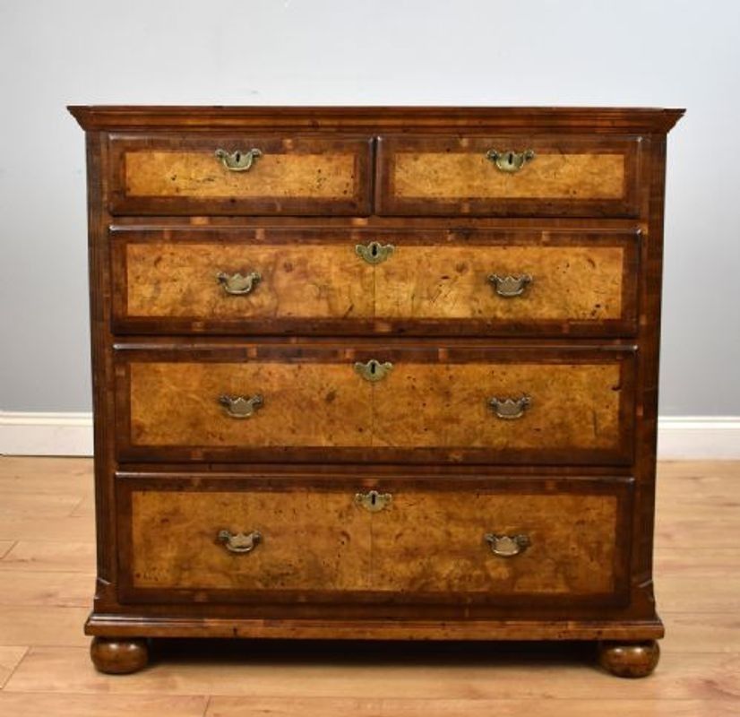 George III Burr Walnut Chest Of Drawers photo furniture
