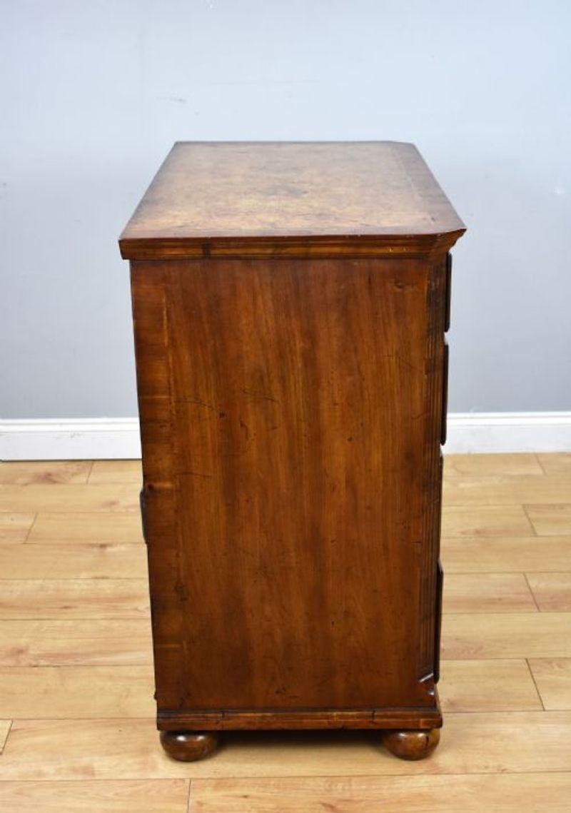 George III Burr Walnut Chest Of Drawers photo Furniture