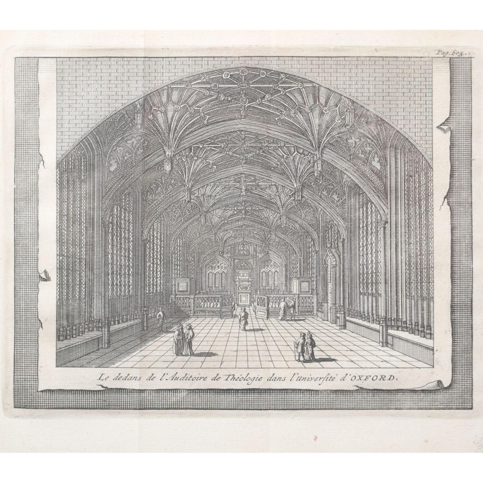 Pieter Van Der Aa (1659 1733), After David Loggan (1634–1692) The Divinity School, University Of Oxford