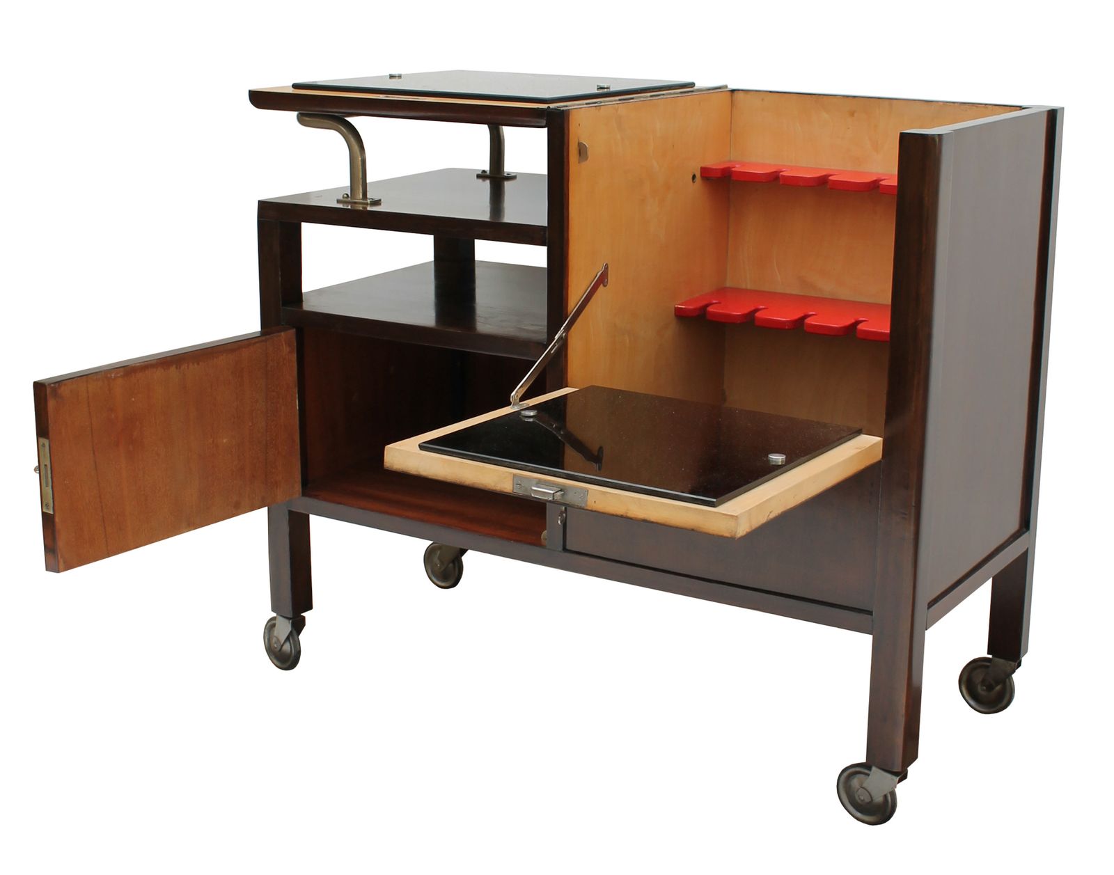1930's Modernist Drink Cabinet Model D 625 By Thonet photo 3400.0