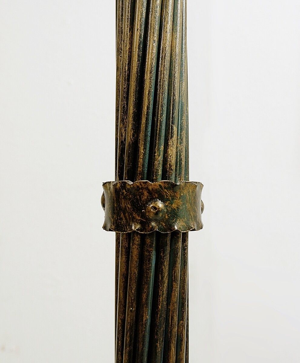 photo furniture Mid Century Modern Poliarte Style Floor Lamp In Murano Glass