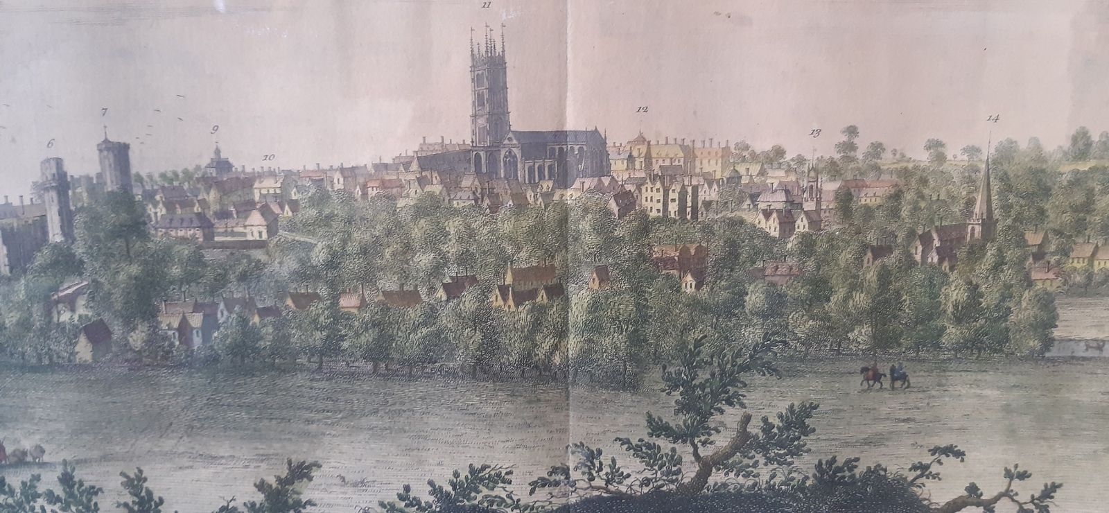 Print Buck South East Prospect Of Warwick photo Art